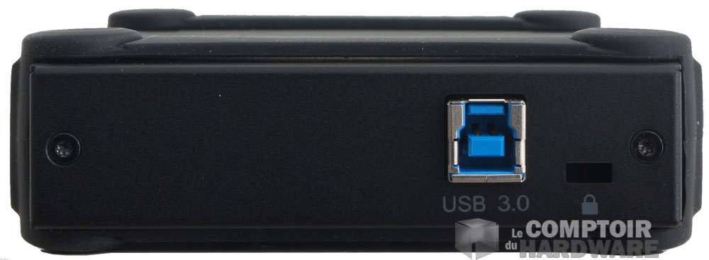 L'arrière du boîtier USB 3.0